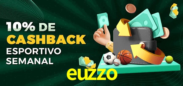 10% de bônus de cashback na euzzo